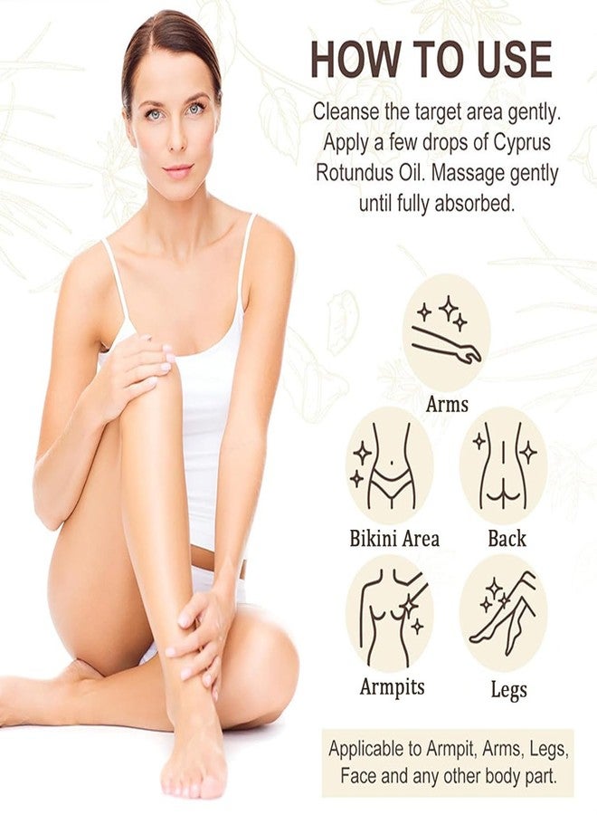 MULPG 2 PCS Cyperus Rotundus Oil,Cyperus Rotundus Oil for Hair Removal,Reduces Unwanted Body Hair Growth,Moisturize Smooth Skin for All Skin Types for Women & Man (2.02 fl.oz) - Image 3